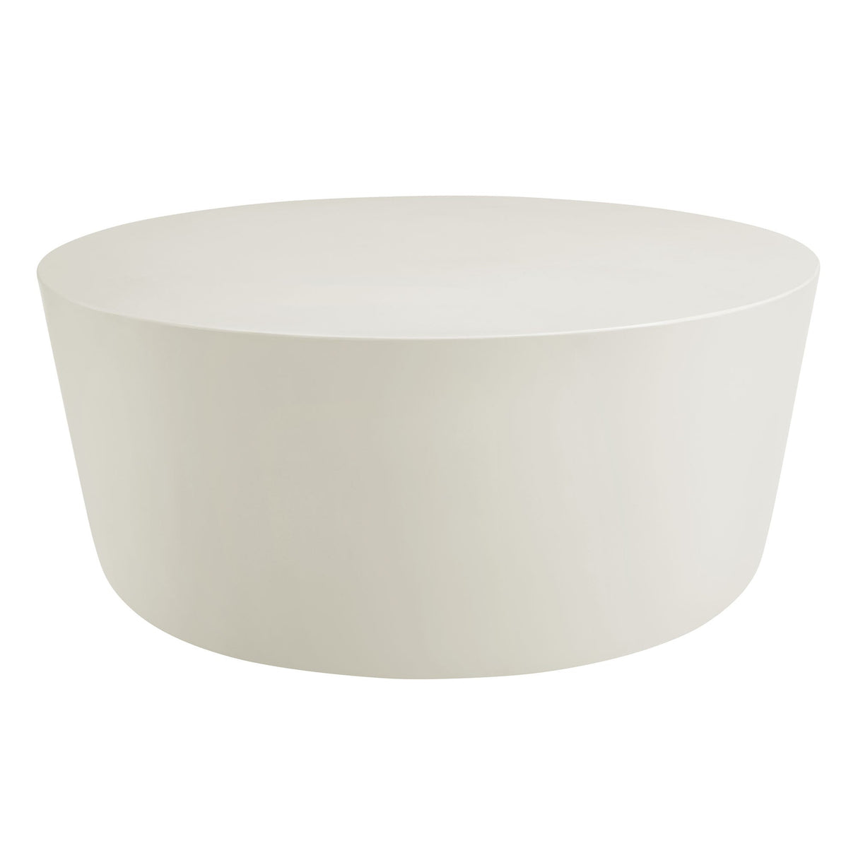 Concrete Indoor Outdoor Round Coffee Table — Modern Minimalist Design for Living Areas