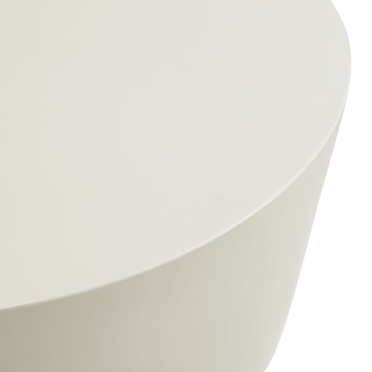 Concrete Indoor Outdoor Round Coffee Table — Modern Minimalist Design for Living Areas