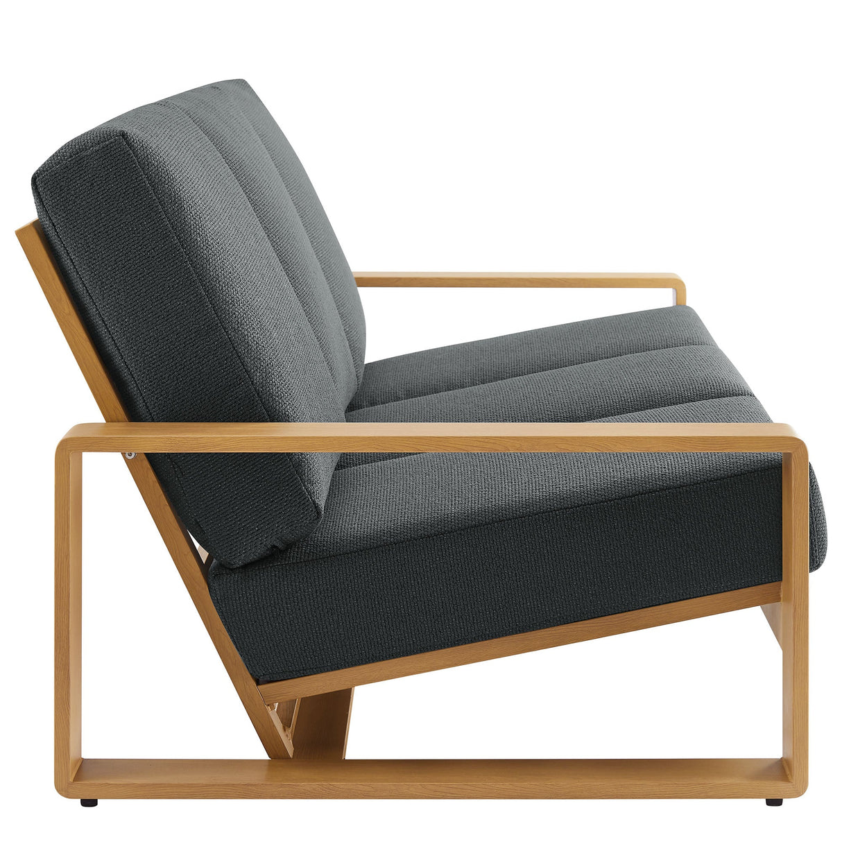 Modern Aluminum Faux Wood Outdoor Patio Furniture Set for Backyard and Deck