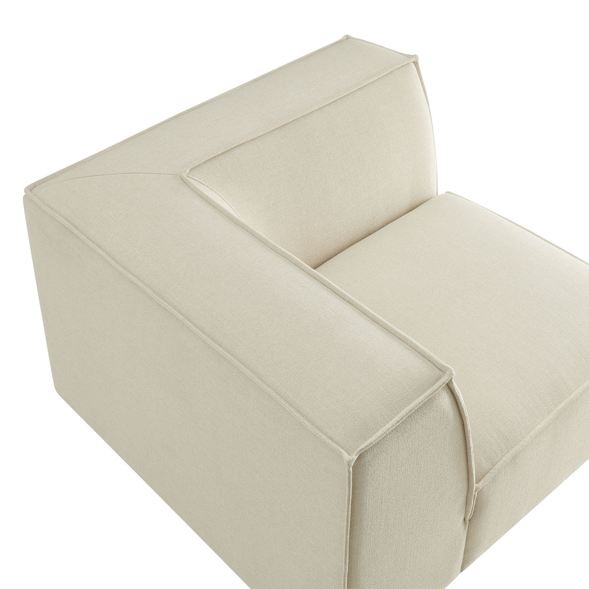 41 Inch Performance Fabric Corner Modular Sectional Armchair