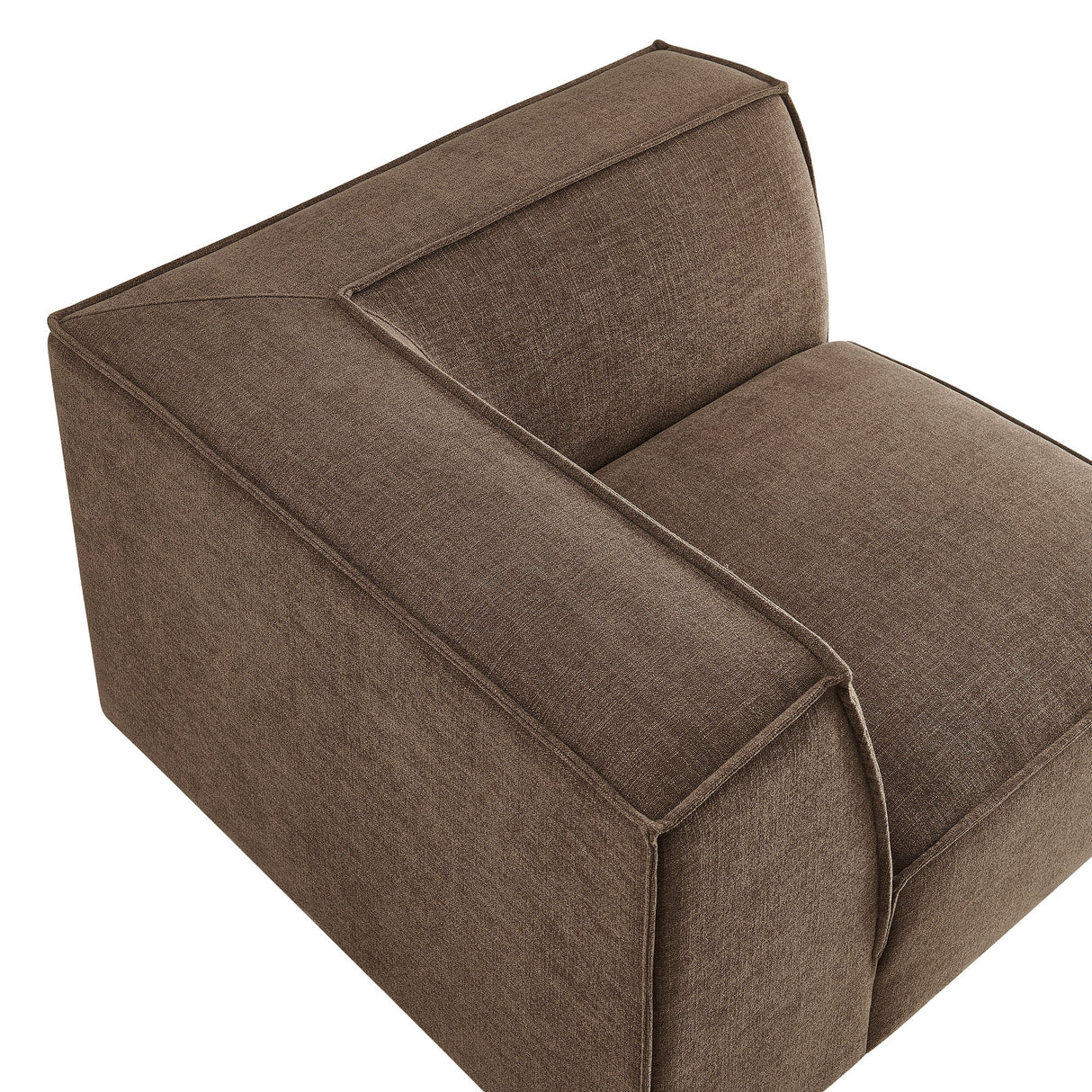 41 Inch Performance Fabric Corner Modular Sectional Armchair