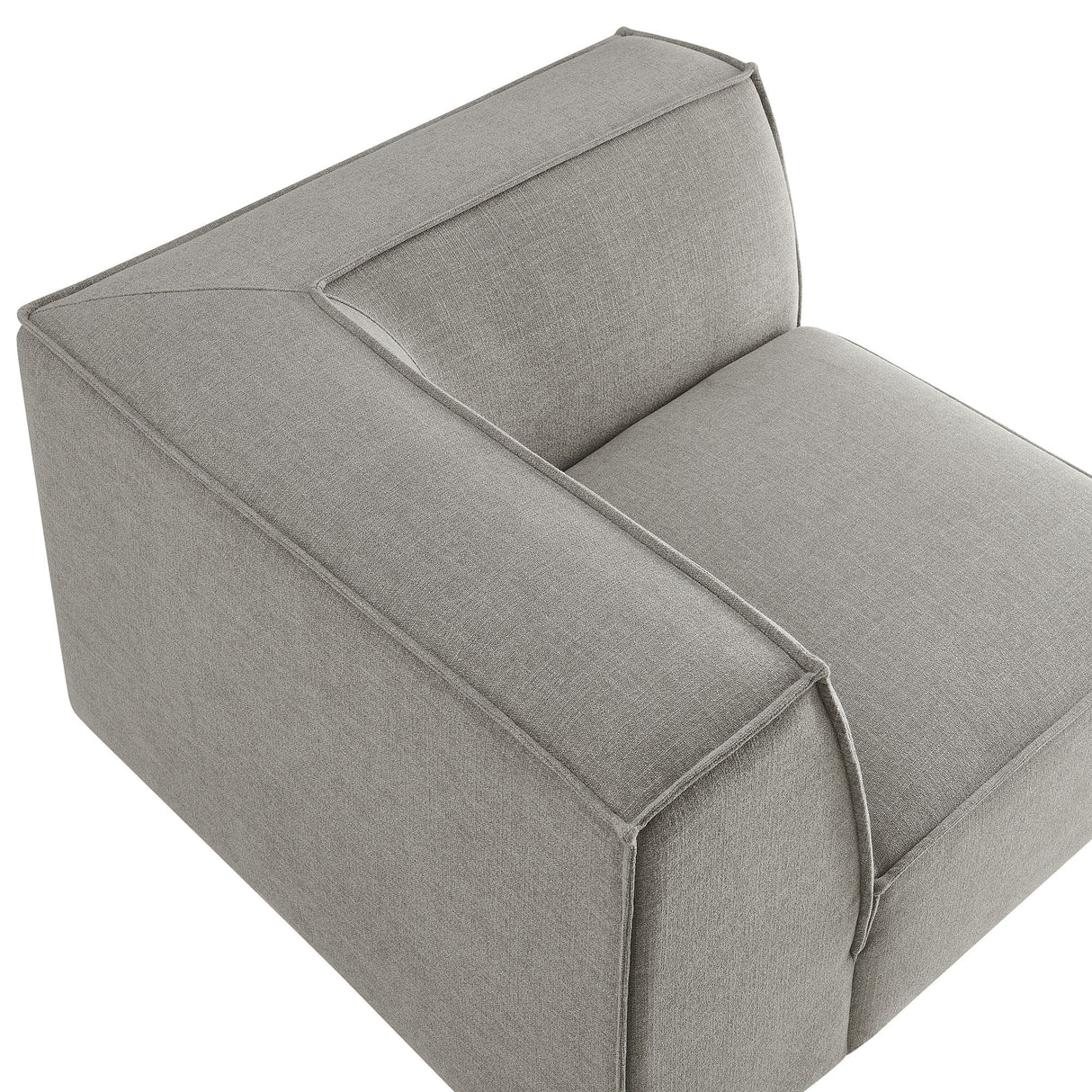 41 Inch Performance Fabric Corner Modular Sectional Armchair