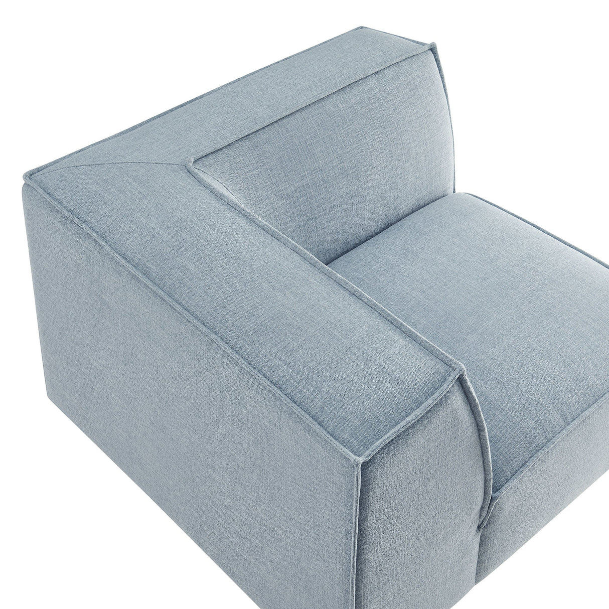 41 Inch Performance Fabric Corner Modular Sectional Armchair