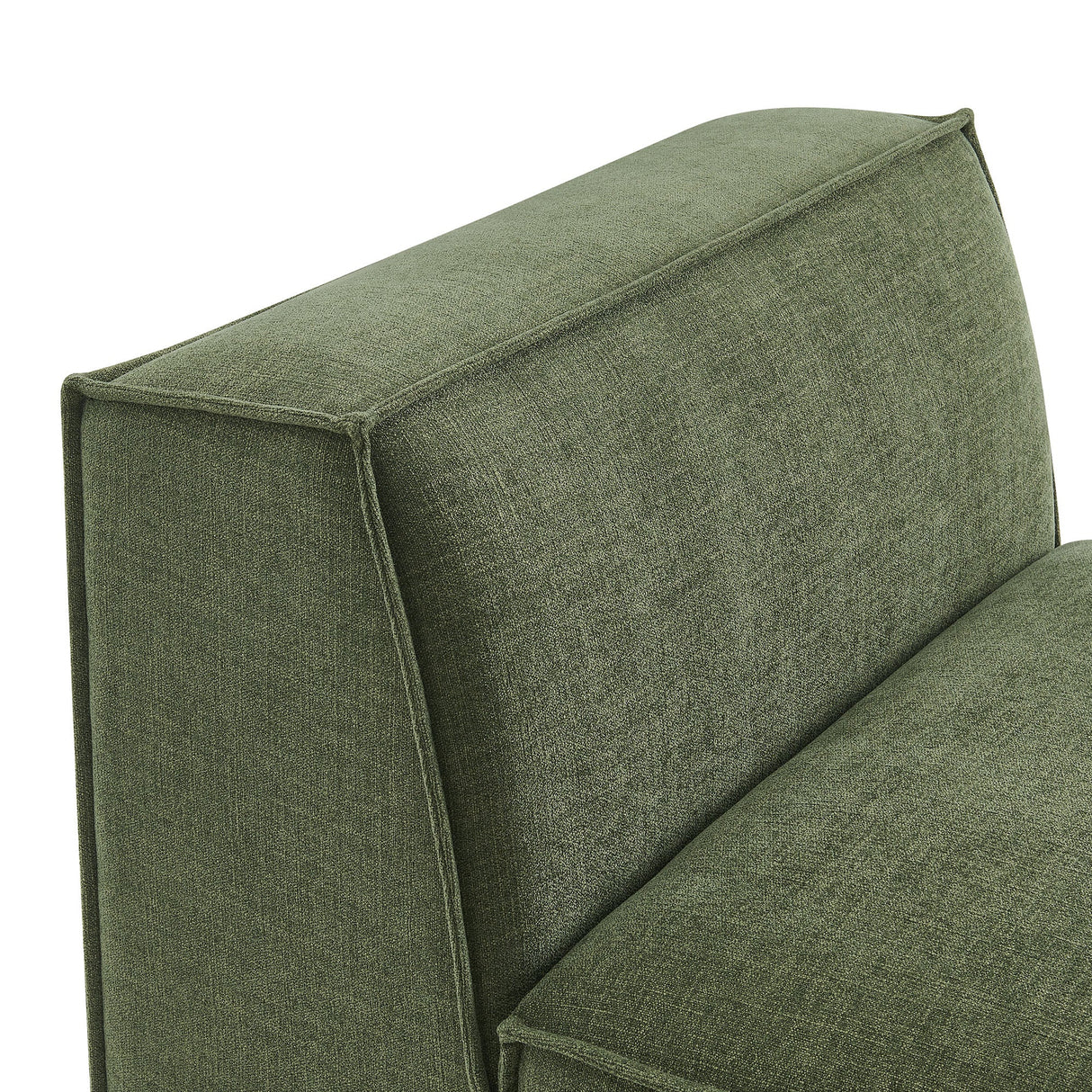 41 Inch Performance Fabric Armless Modular Sectional Chair