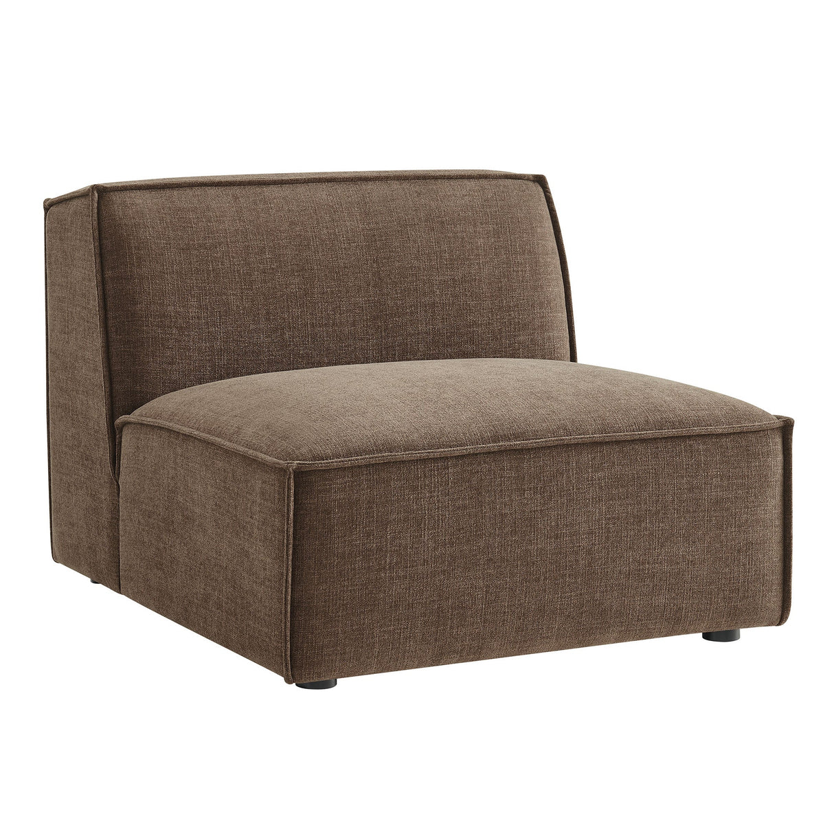 41 Inch Performance Fabric Armless Modular Sectional Chair