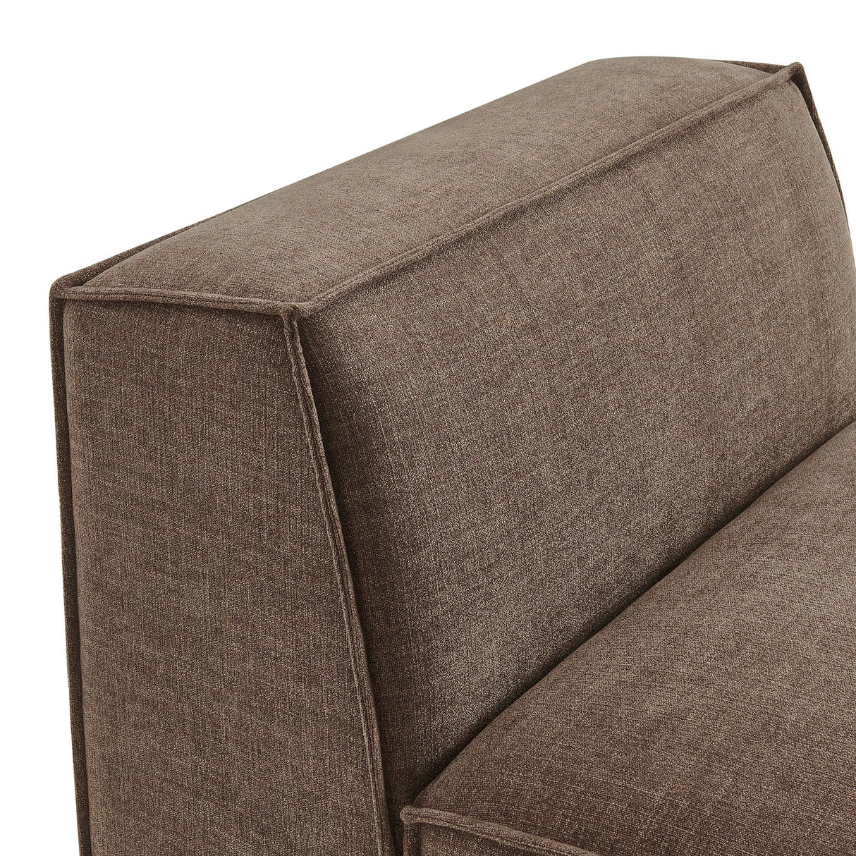 41 Inch Performance Fabric Armless Modular Sectional Chair