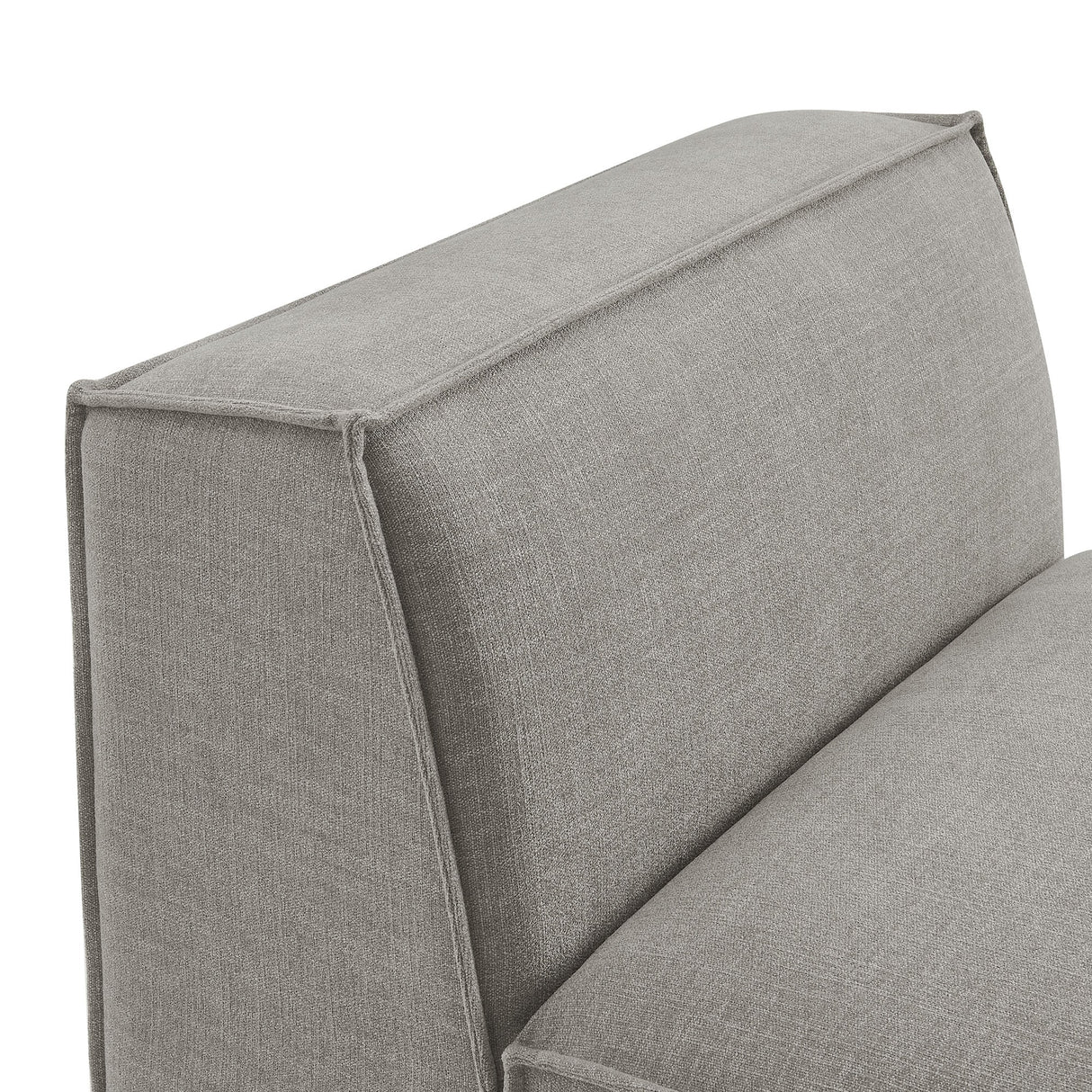 41 Inch Performance Fabric Armless Modular Sectional Chair