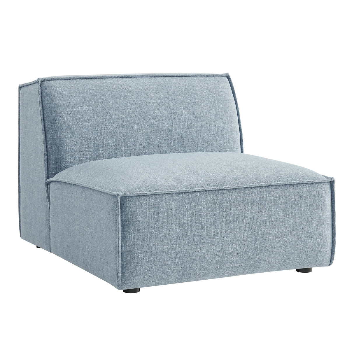 41 Inch Performance Fabric Armless Modular Sectional Chair