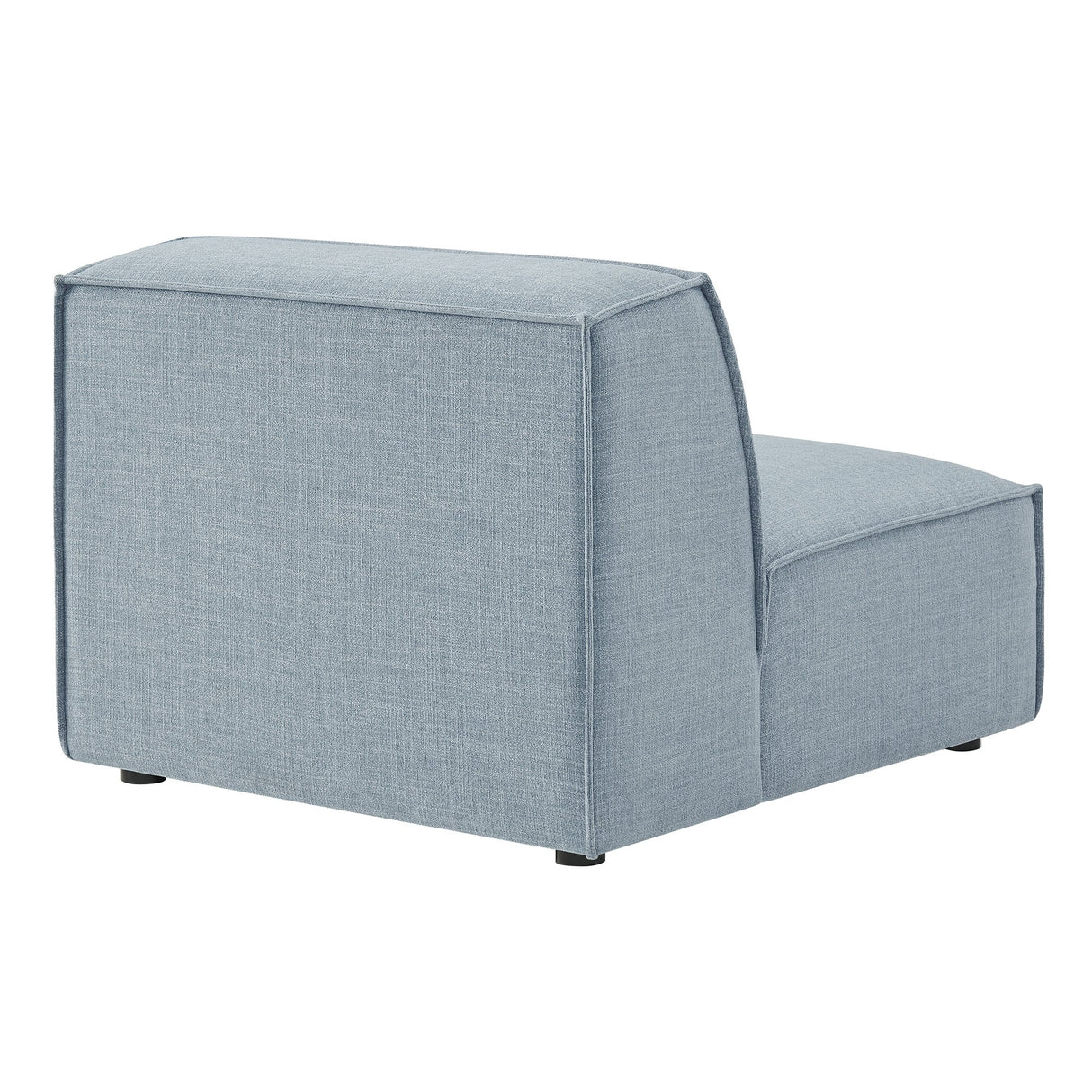 41 Inch Performance Fabric Armless Modular Sectional Chair