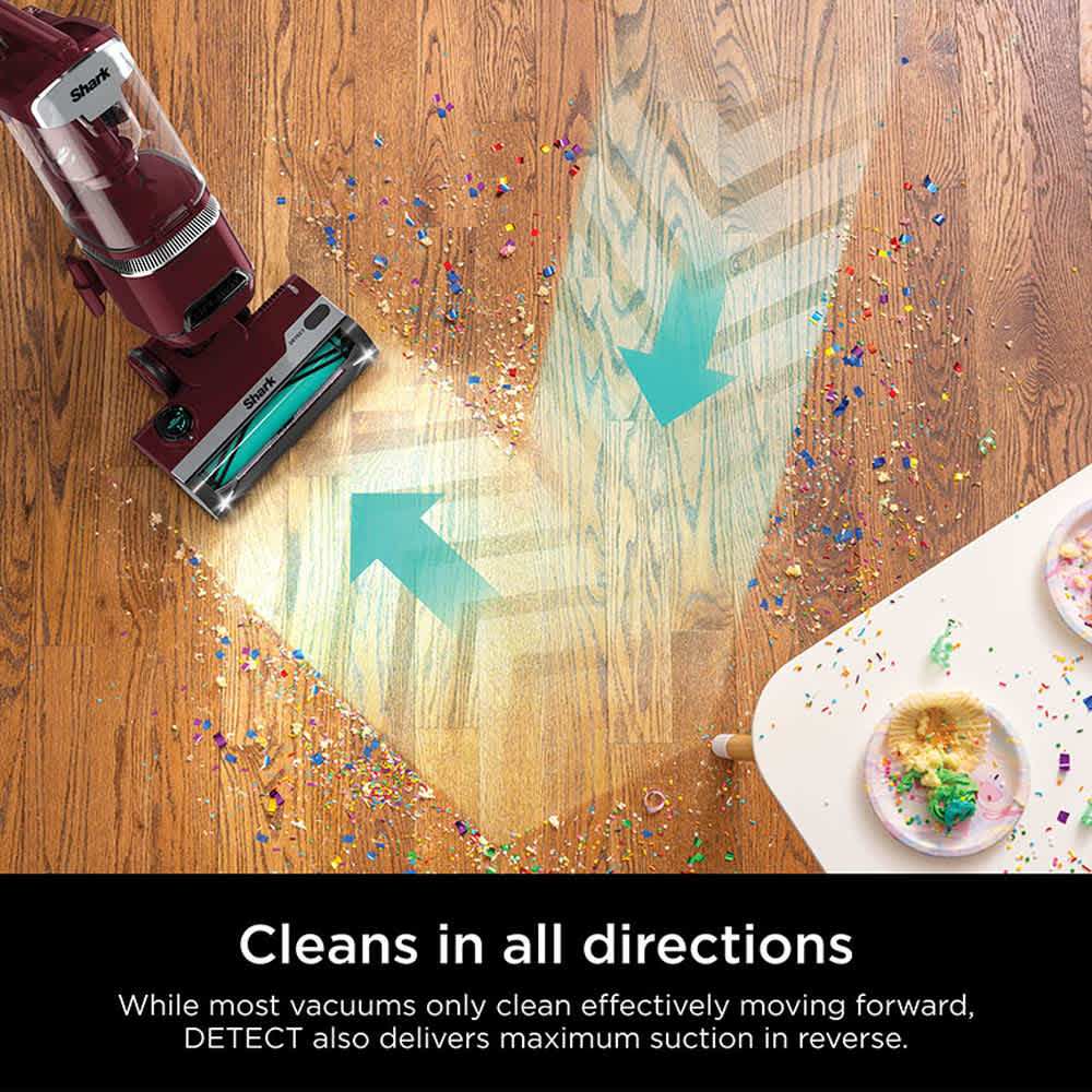Shark LA492 cleaning in both directions