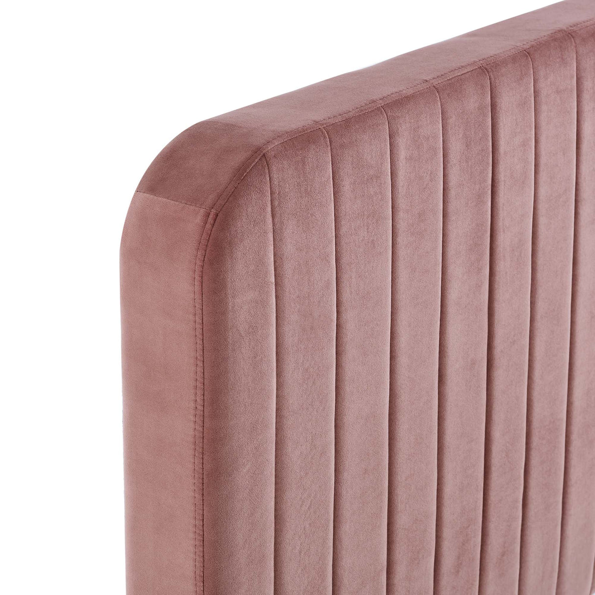 Channel Tufted Performance Velvet Bed