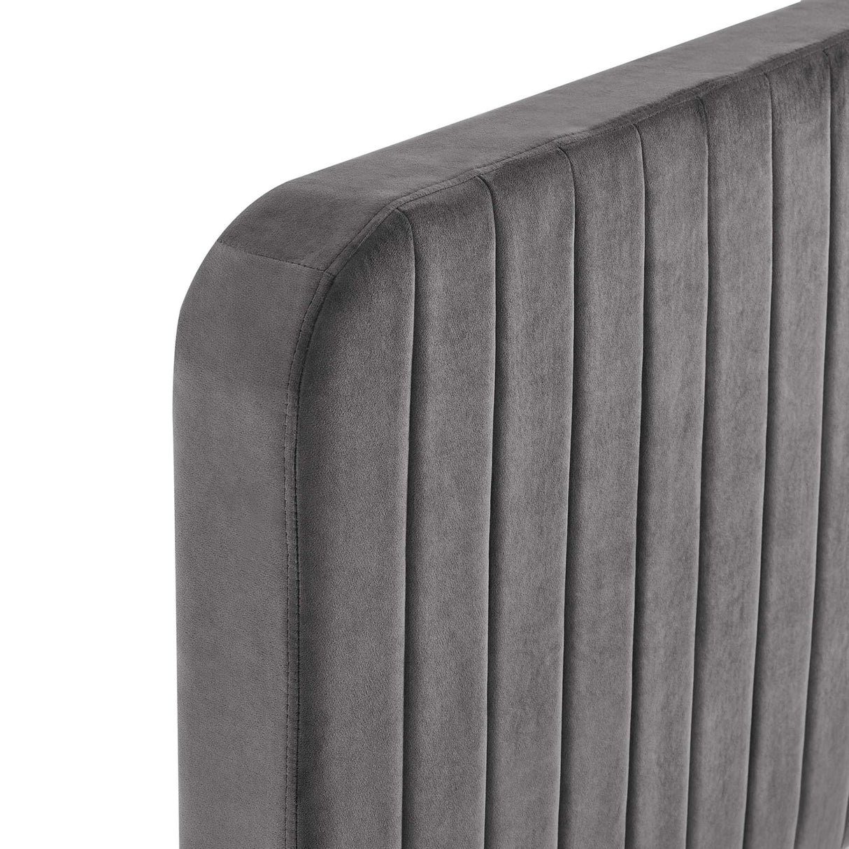 Tufted Performance Velvet Platform Bed