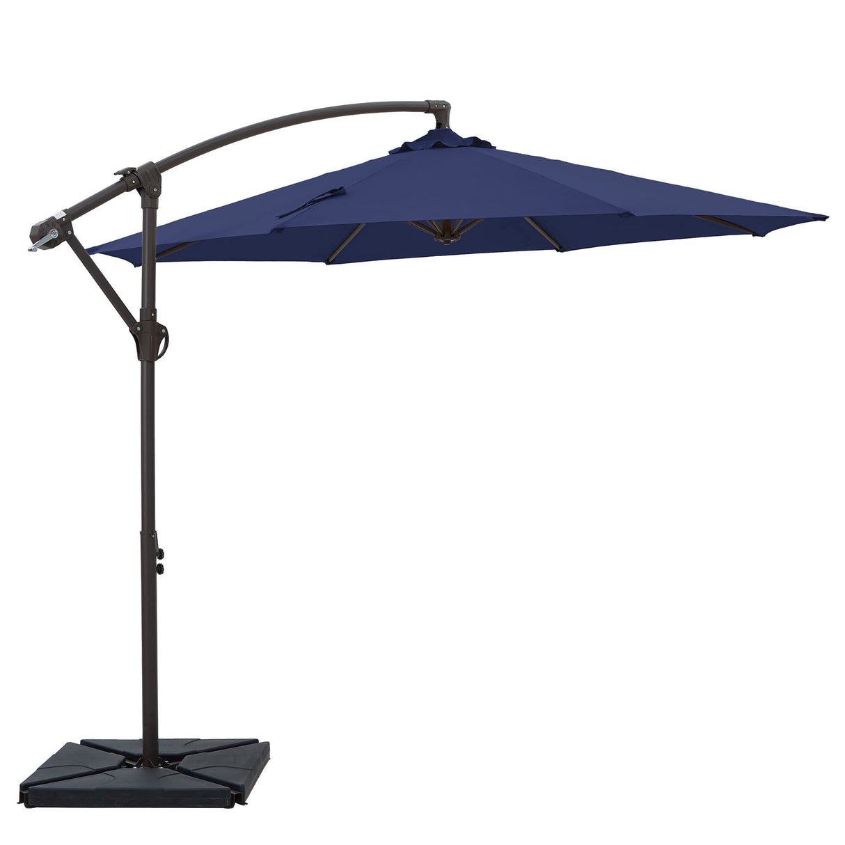 10ft Cantilever Patio Umbrella with Weighted Base