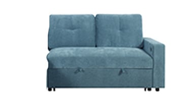 Greer Green Pop-Up Sleeper Loveseat