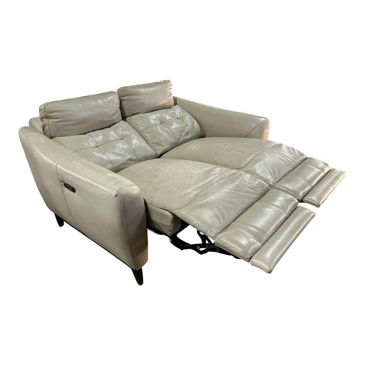 Timmons Leather Power Reclining Sofa and Love-seat with Power Headrest