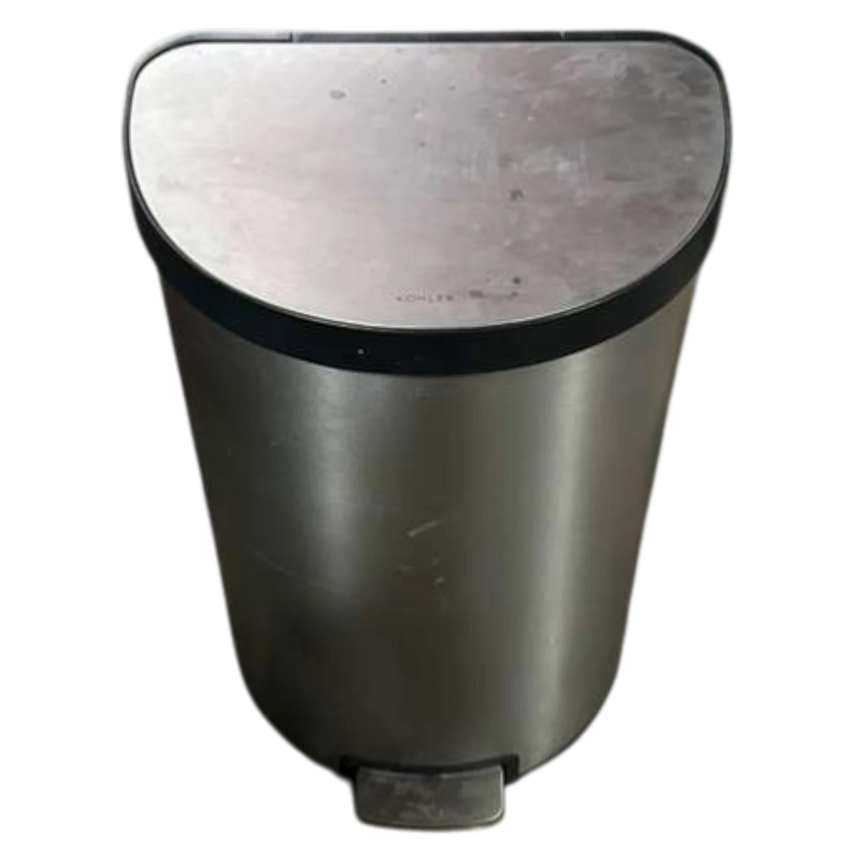 Kohler 45L Semi-Round Step Trash Can, Stainless Steel