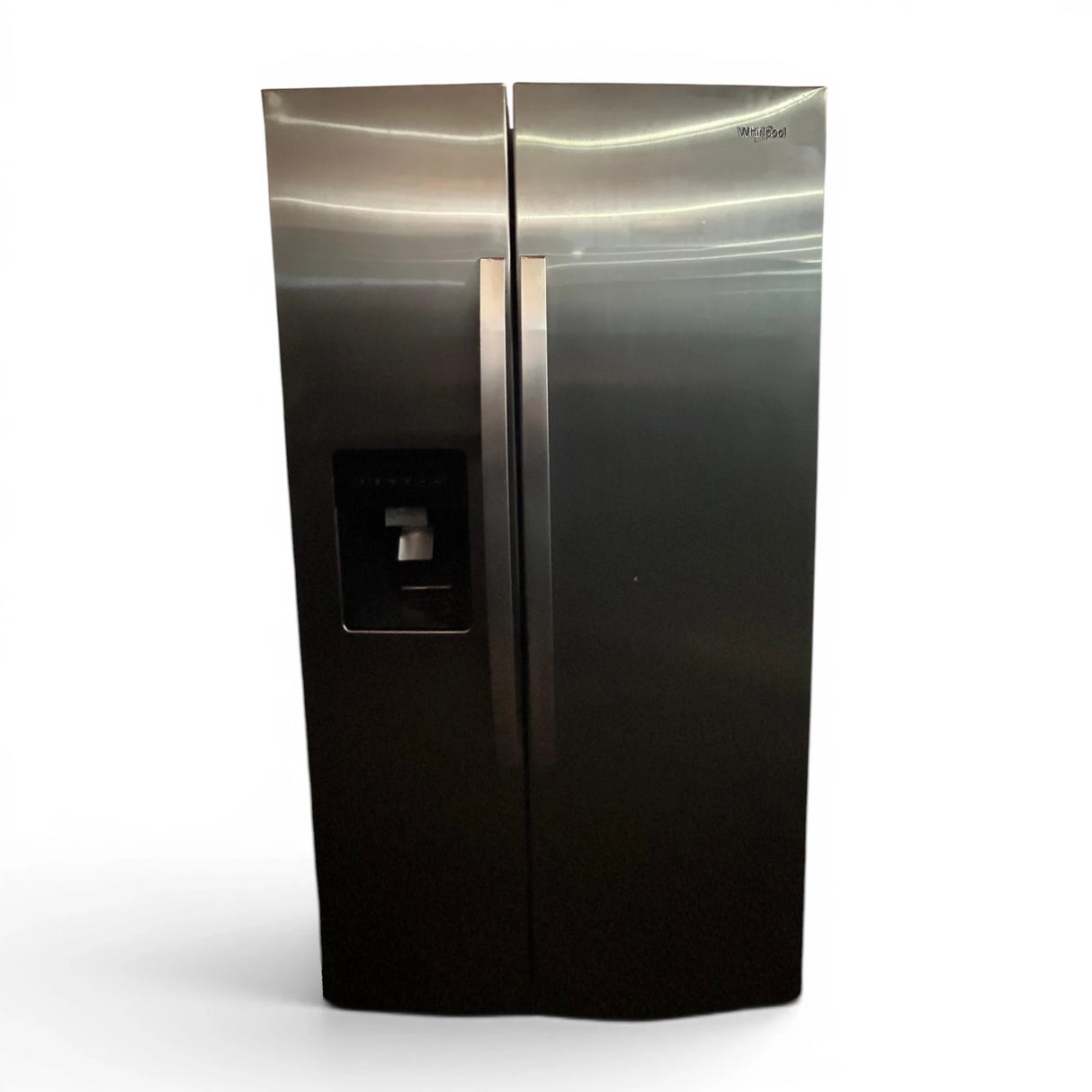 Whirlpool 24.6-cu ft Standard-Depth 36-in Wide Side-by-Side Refrigerator with Ice Maker, Water and Ice Dispenser