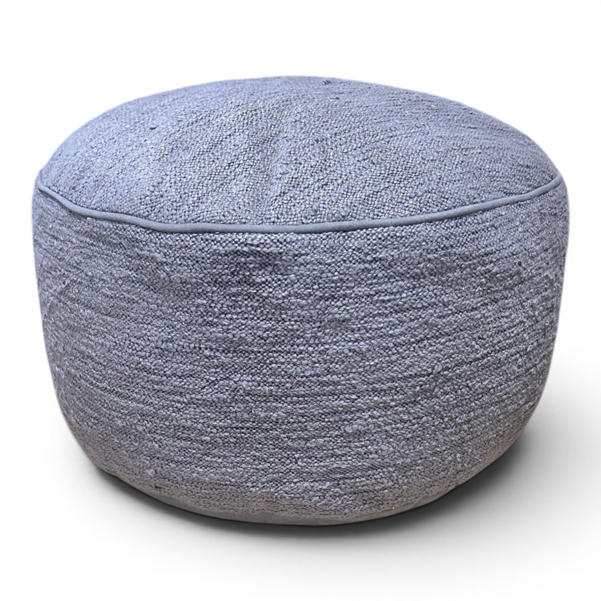 Boucle Round Pouf by Brentwood Originals