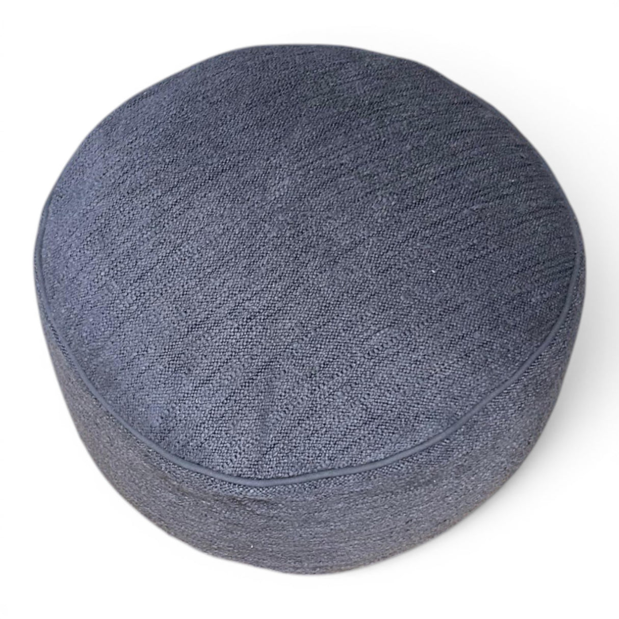 Boucle Round Pouf by Brentwood Originals
