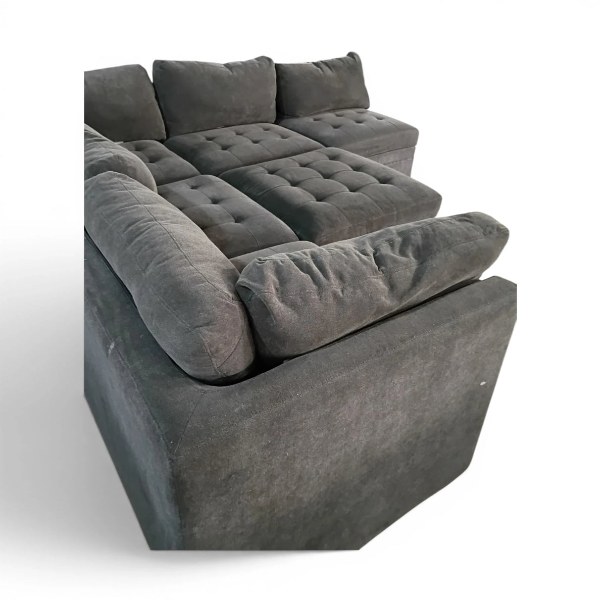 Thomasville Tisdale Fabric Sectional with Storage Ottoman