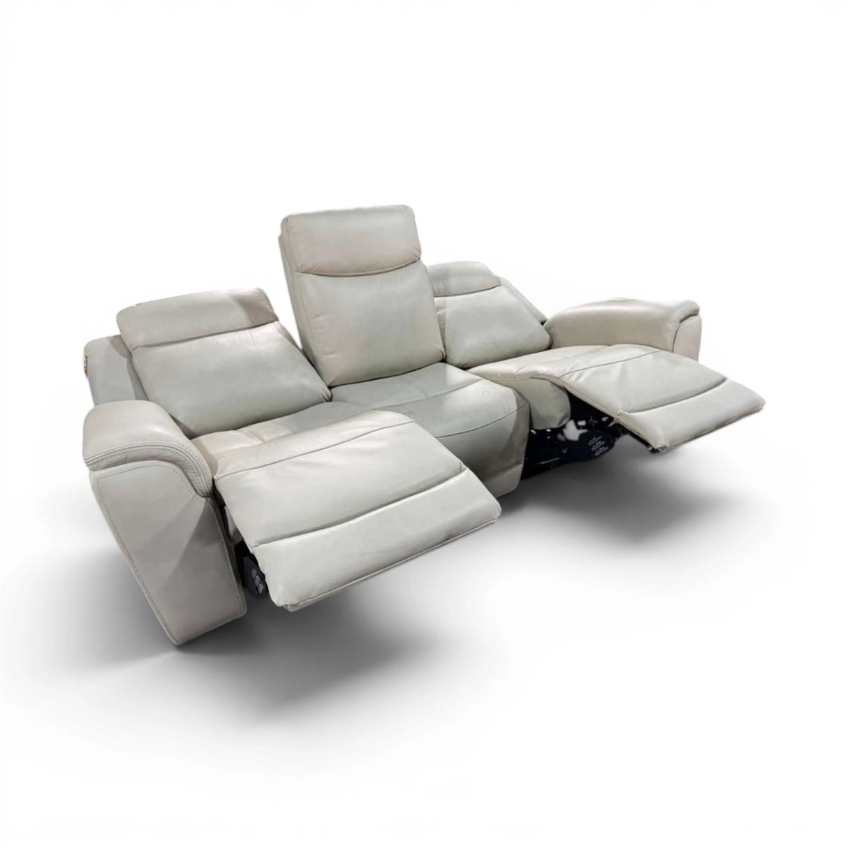 Sanders Leather Power Reclining Sofa with Power Headrests