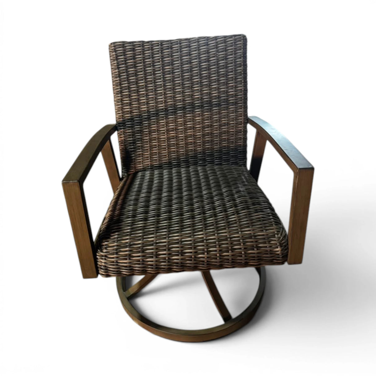 SunVilla Sarasota Outdoor Swivel Rocker Patio Dining Chair