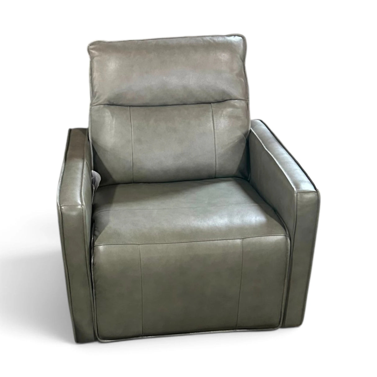 Henredon Keira Zero Gravity Power Leather Recliner with Power Headrest