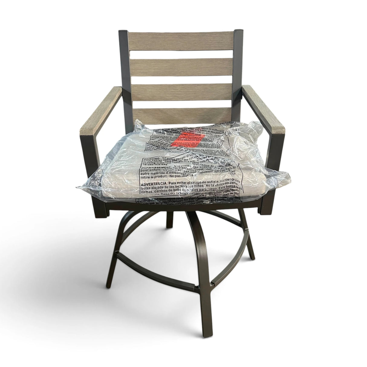 Agio Nicolet Outdoor Patio High Dining Swivel Chair