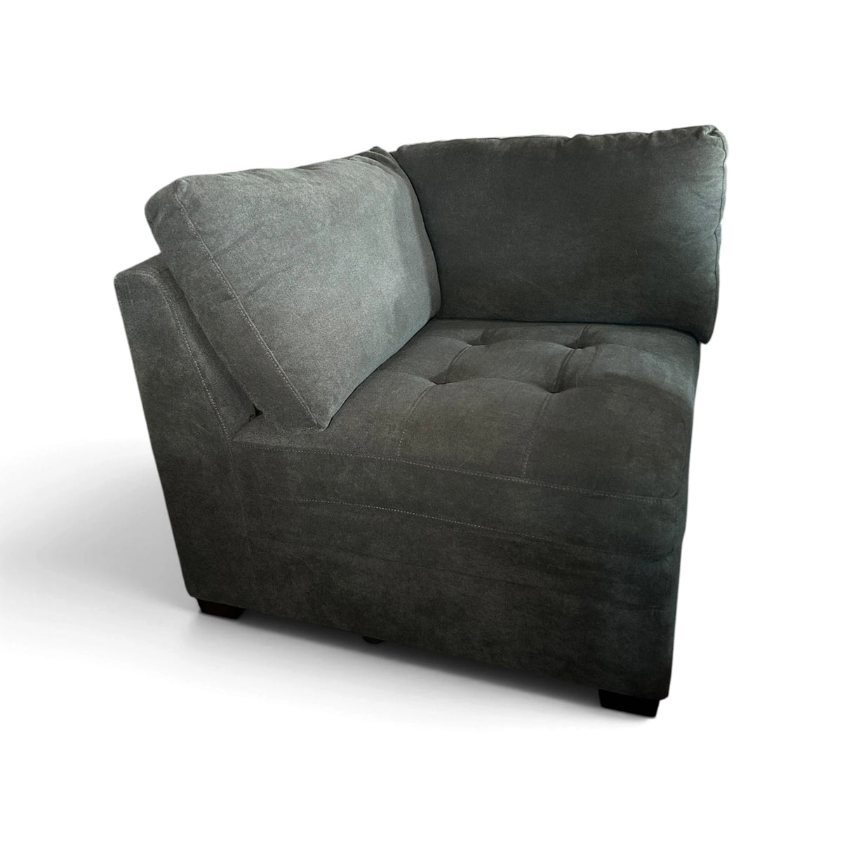 Thomasville Tisdale Corner Chair, Dark Gray