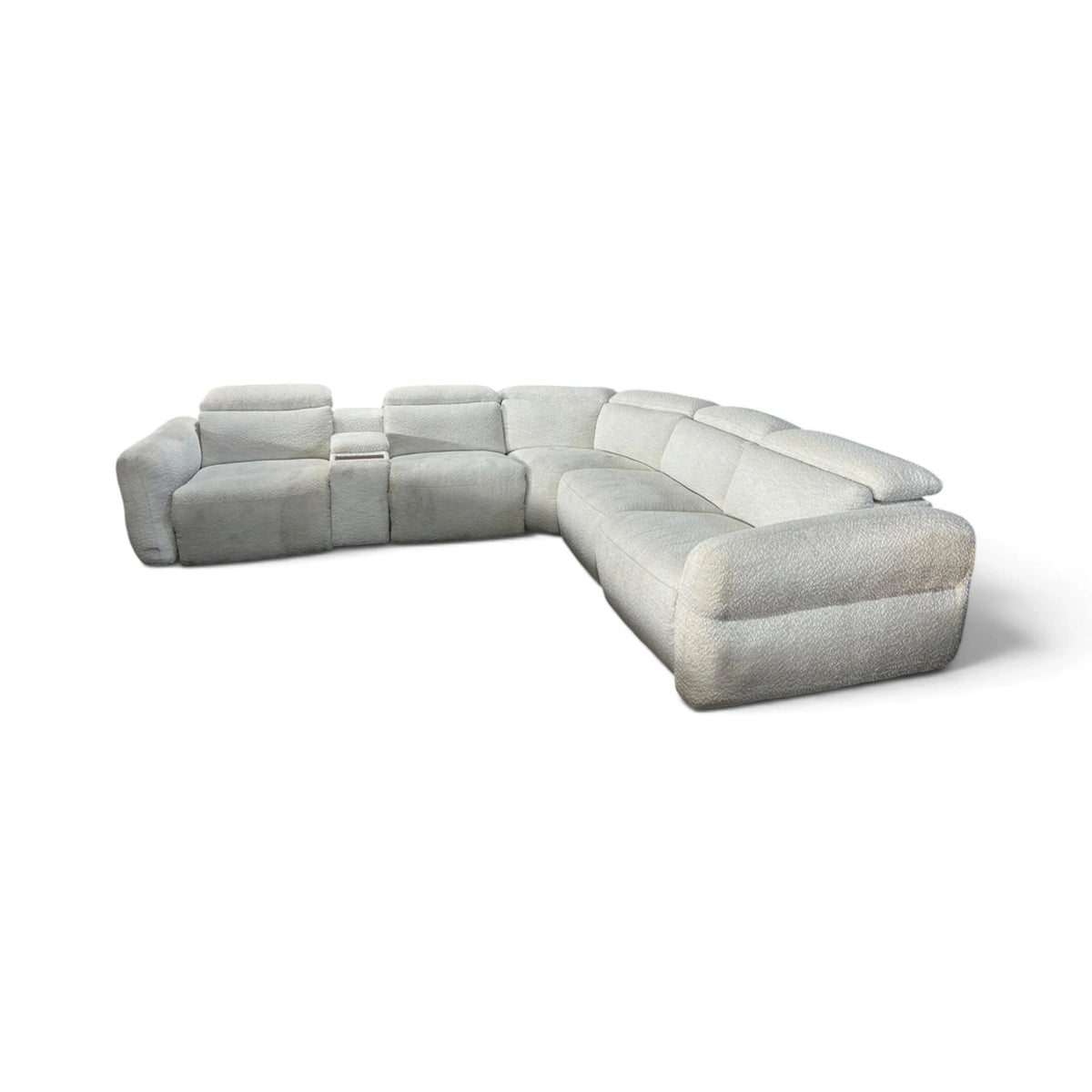 Aiden & Ivy Monroe Fabric Power Reclining Sectional