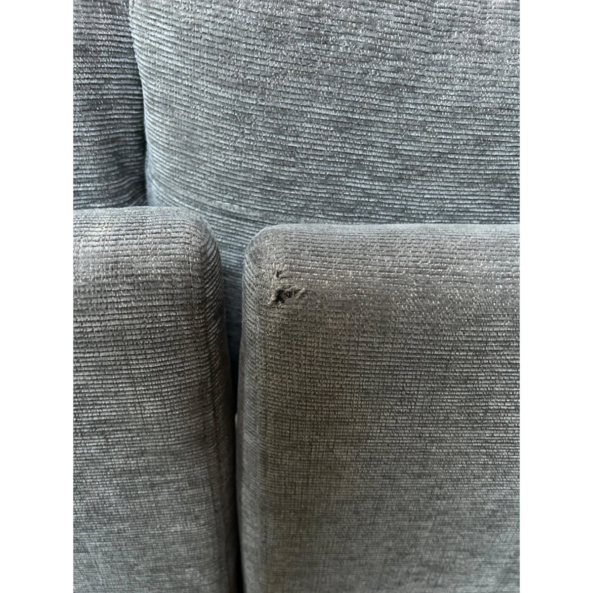 Coddle Cameron Convertible Sofa with Reversible Chaise and Storage, Gray