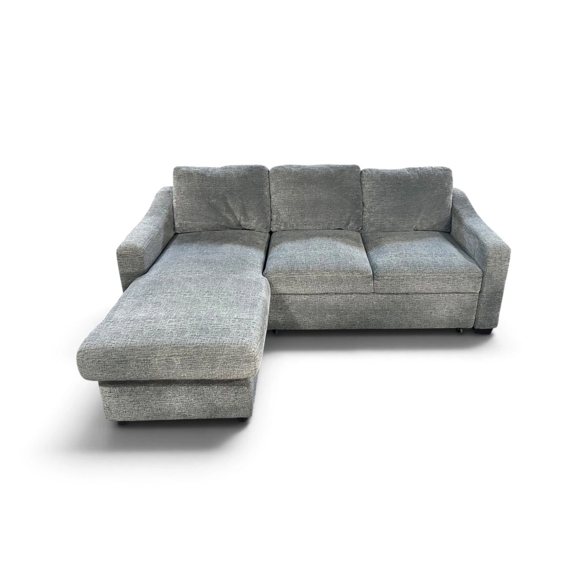 Coddle Aria Fabric Sleeper Sectional with Reversible Storage Chaise