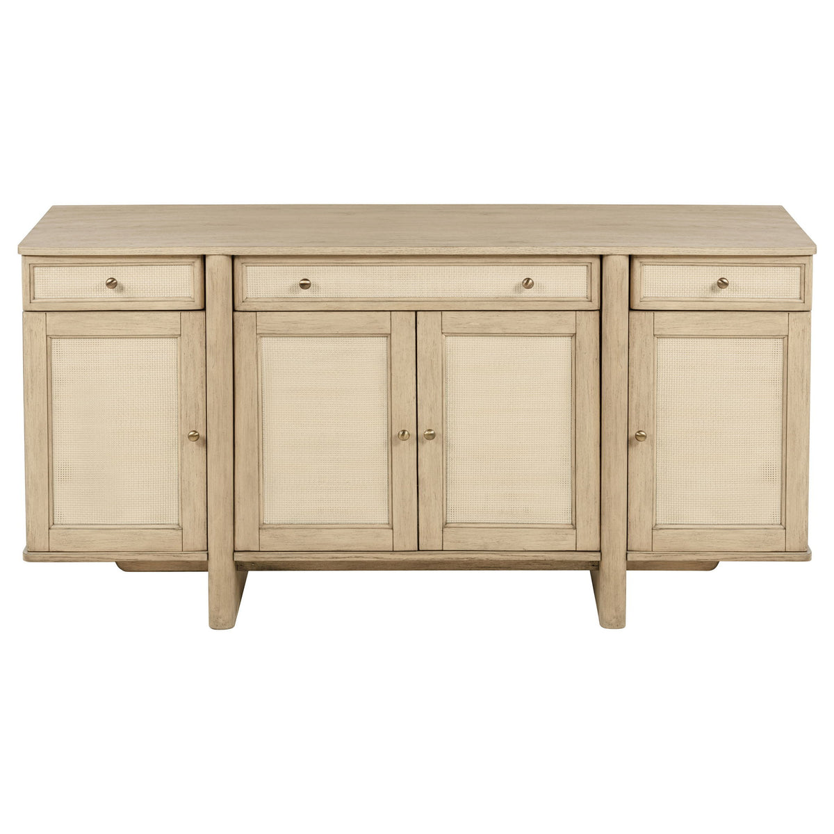 Kimpton - 4 Door Sideboard Buffet Cabinet - Beige
