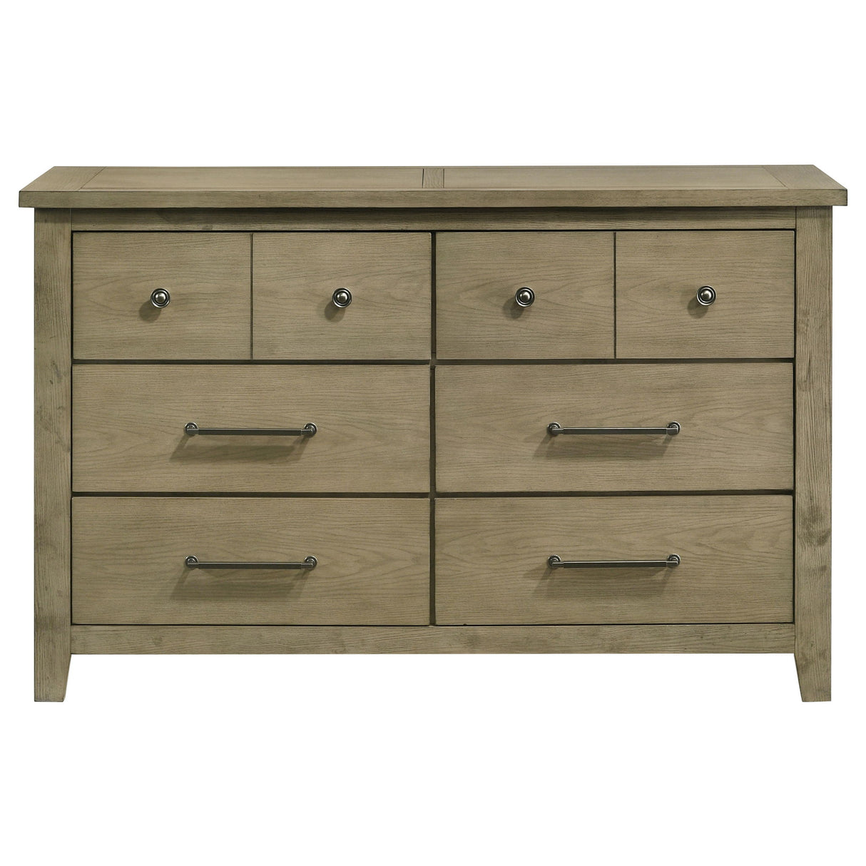Pelton - 6 Drawer Dresser - Oak