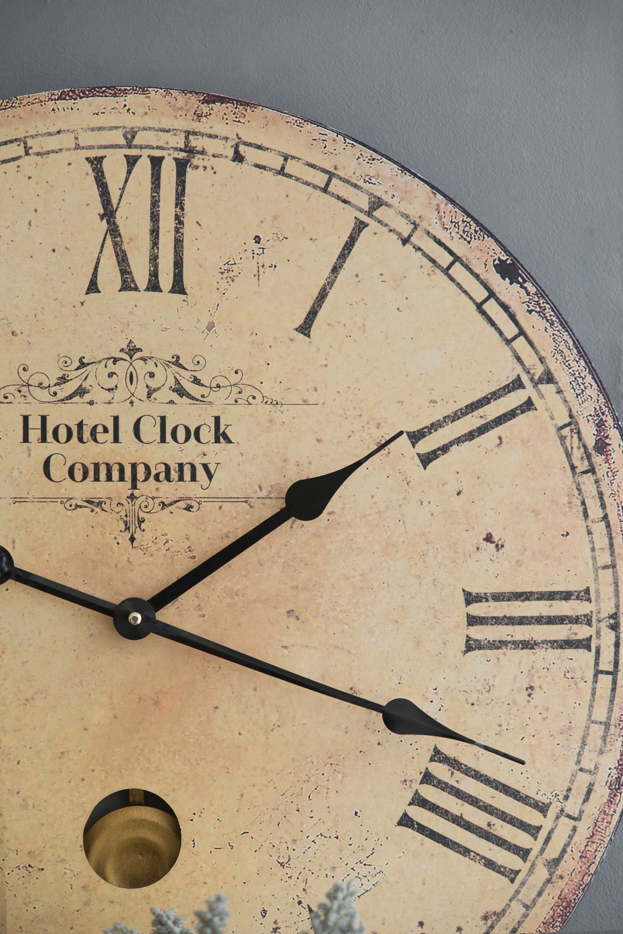 Wall Clock - Beige