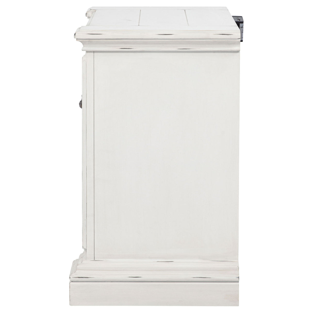 2 Drawer Nightstand With Dual USB Charging Ports - Vintage