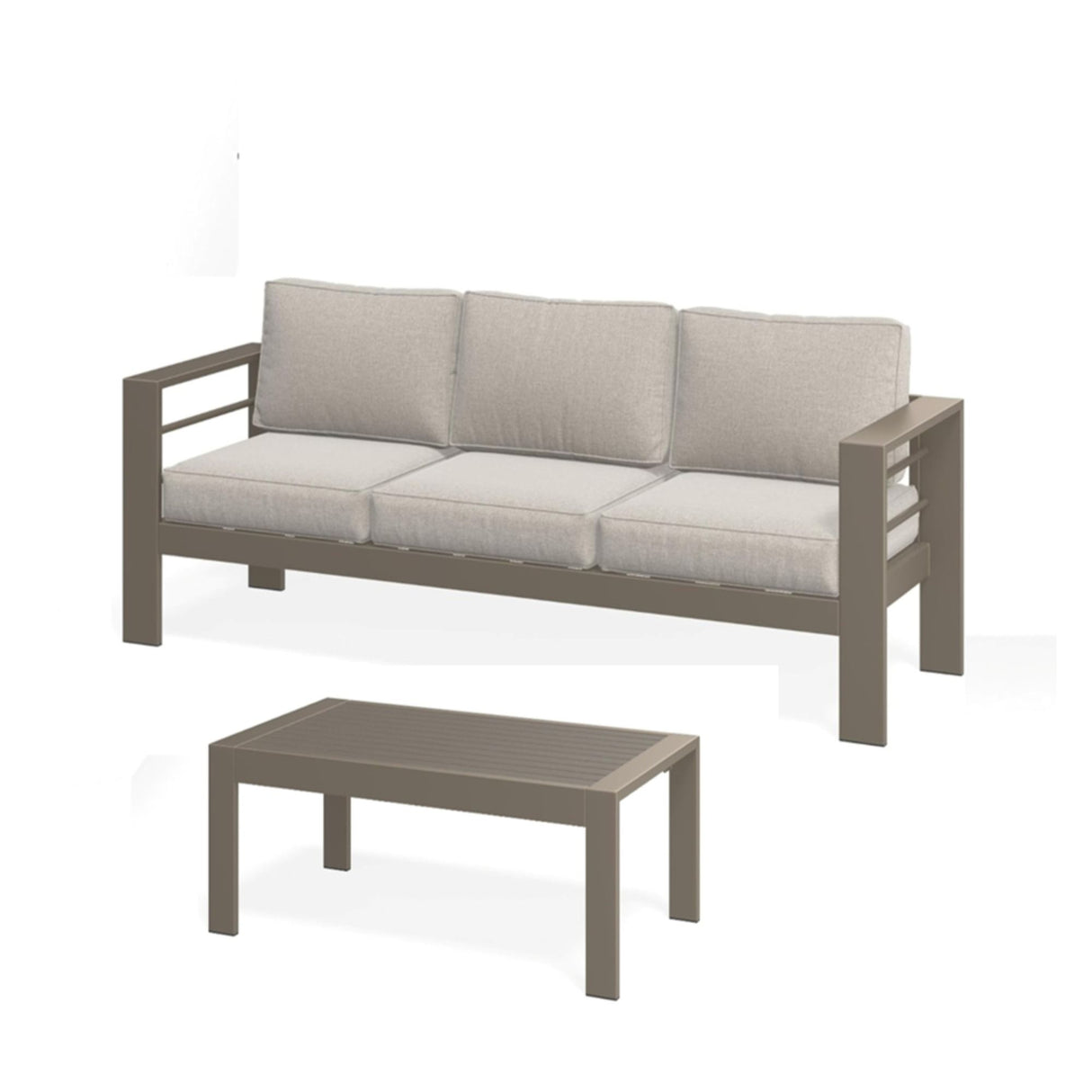 Outdoor Patio Set All-Weather & Thick Cushions