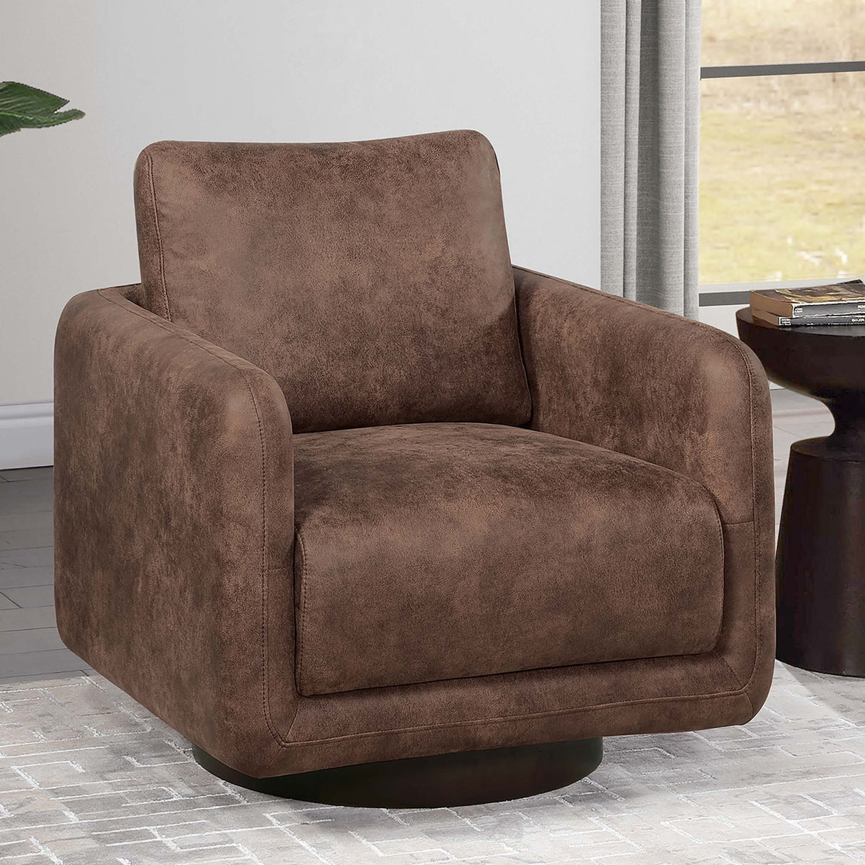 Swivel Accent Chair Upholstered