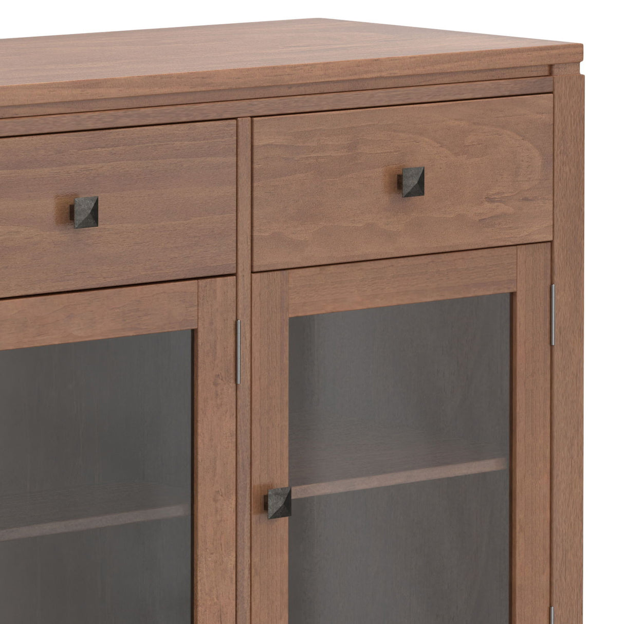 Sideboard Buffet Contemporary Solid Wood 54in x 17in x 32in