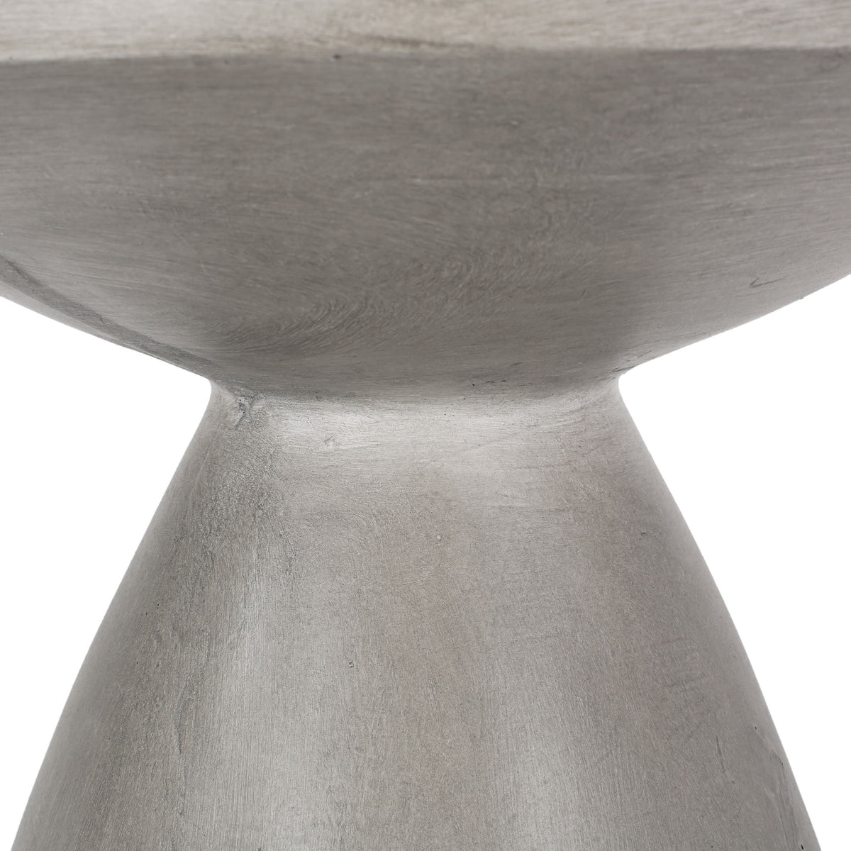 Outdoor Lightweight, Concrete Side Table - Light Gray
