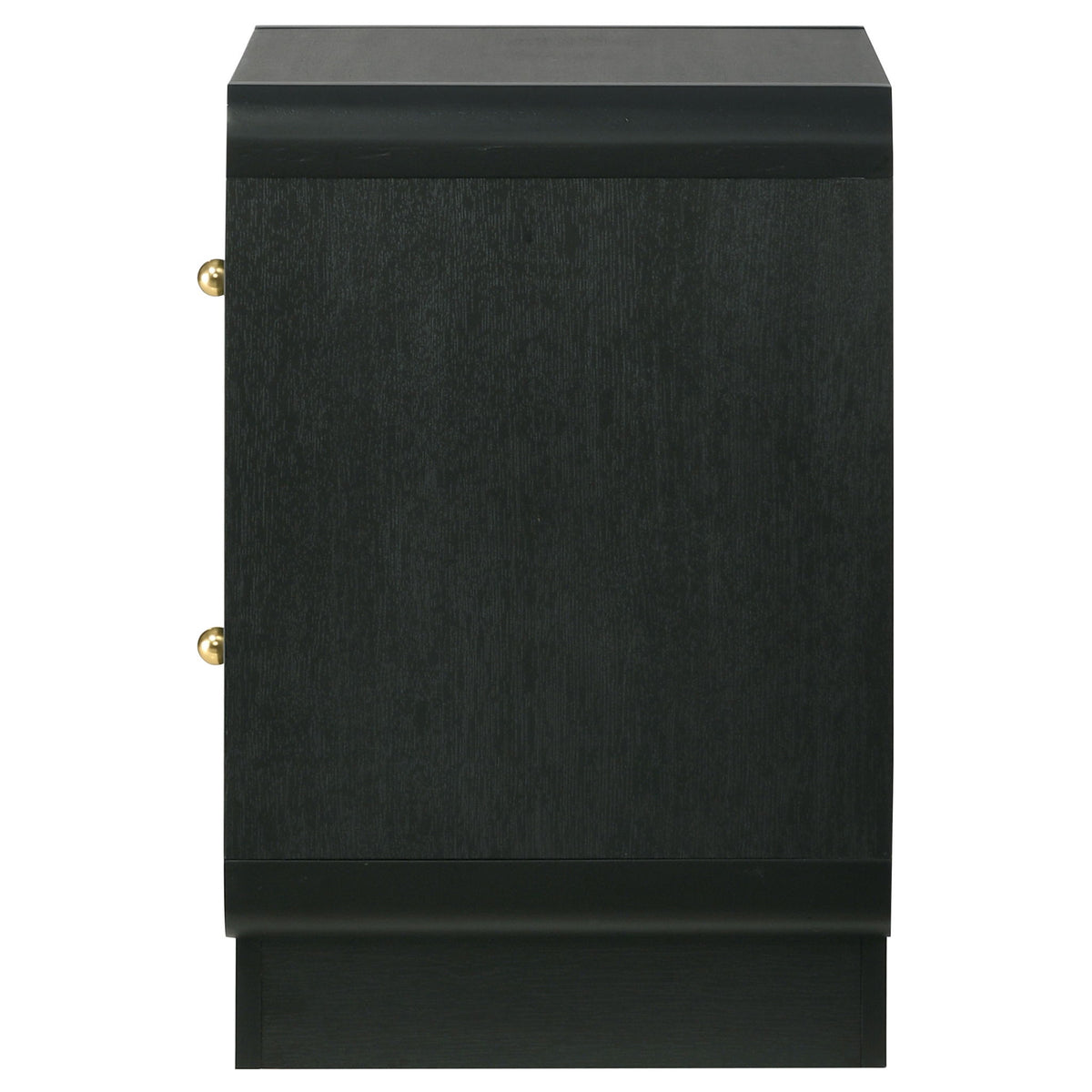 Burton - 2 Drawer Nightstand - Black