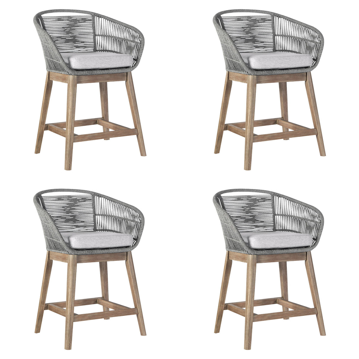 Tutti Frutti - Indoor Outdoor Counter Height Bar Stool Set