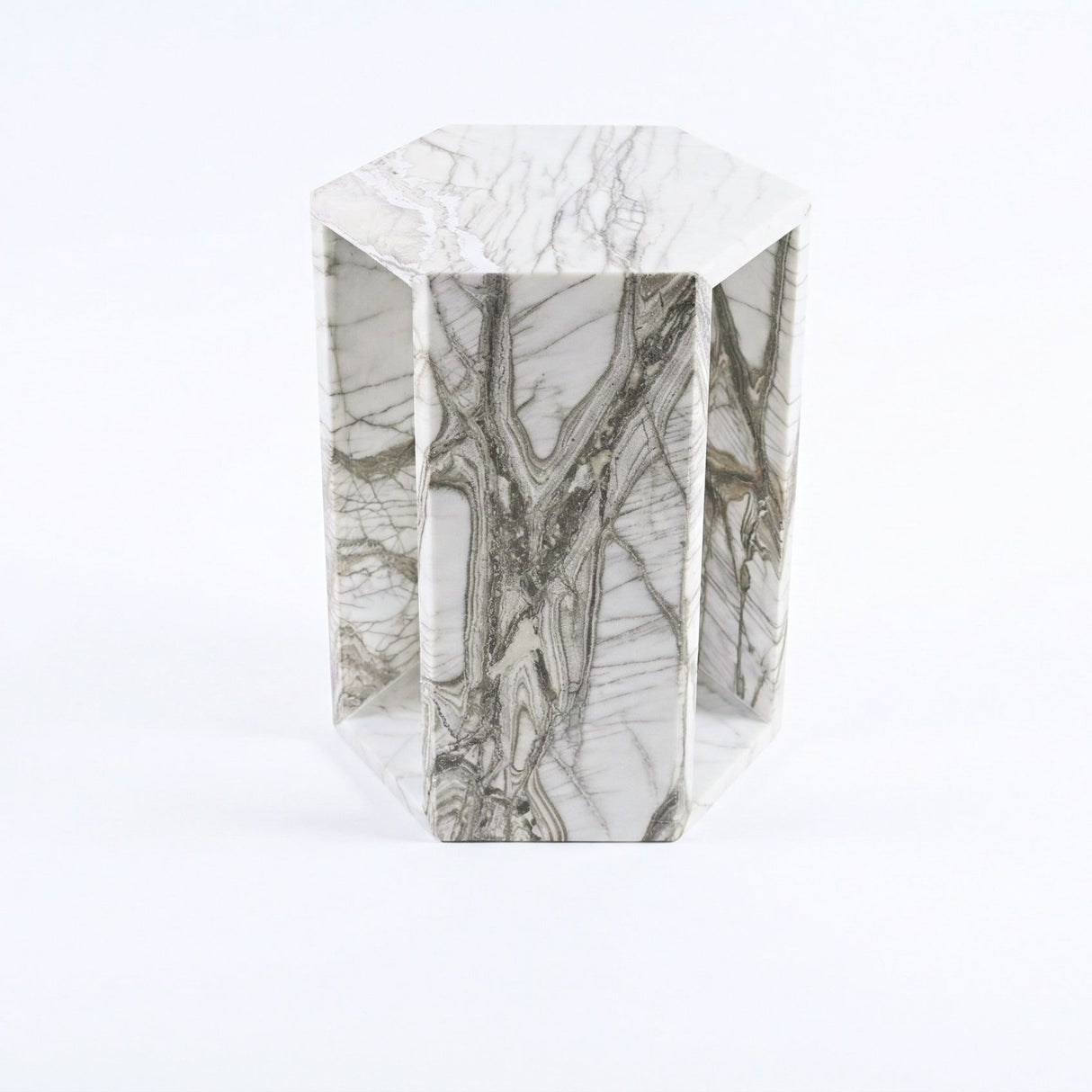 Modern Minimalist Hexagon Side Table