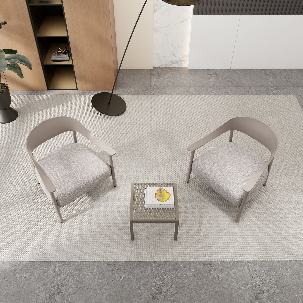 Furniture Set With Seat Cushions, Sturdy And Durable