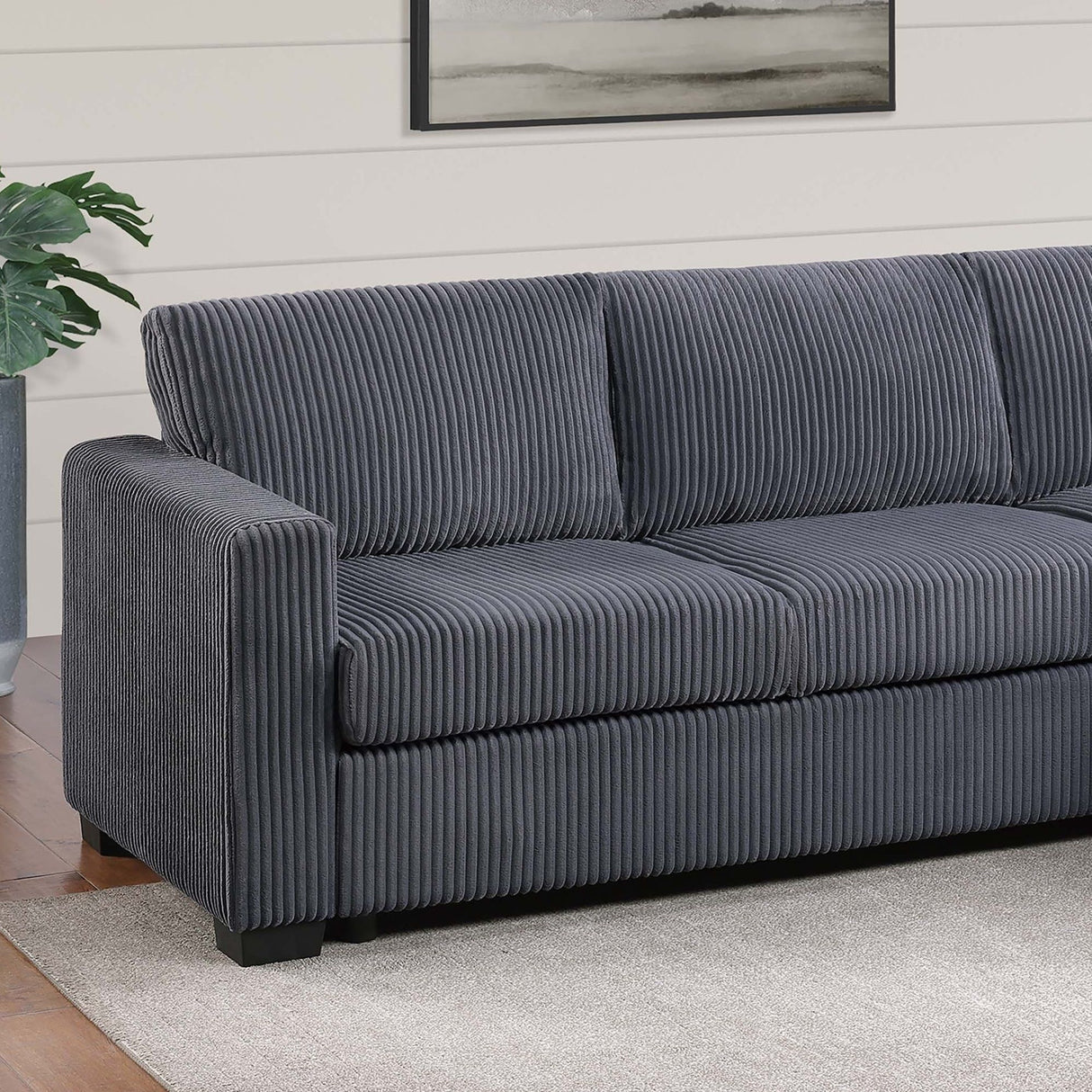 Modern L-Shaped Sectional Sofa