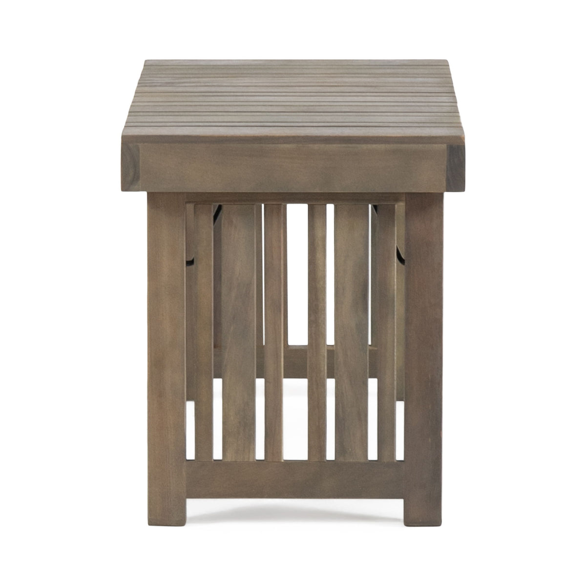 Temptation - Outdoor Foldable Side Table With Slat Design