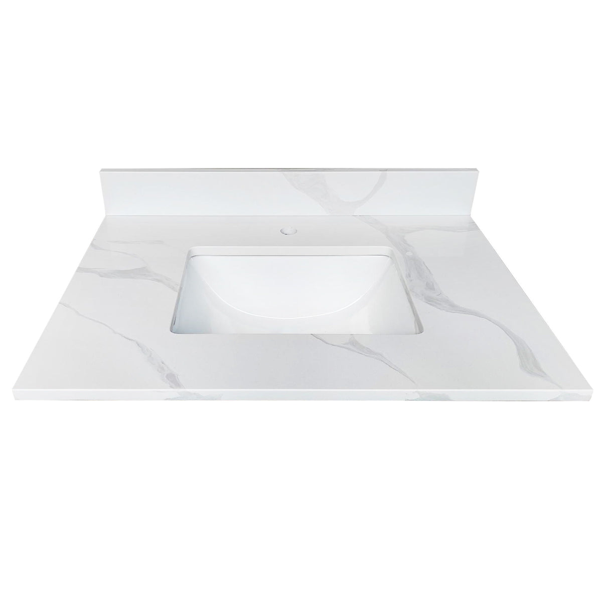 Bathroom Vanity Top With Undermount Single Bowl Sink