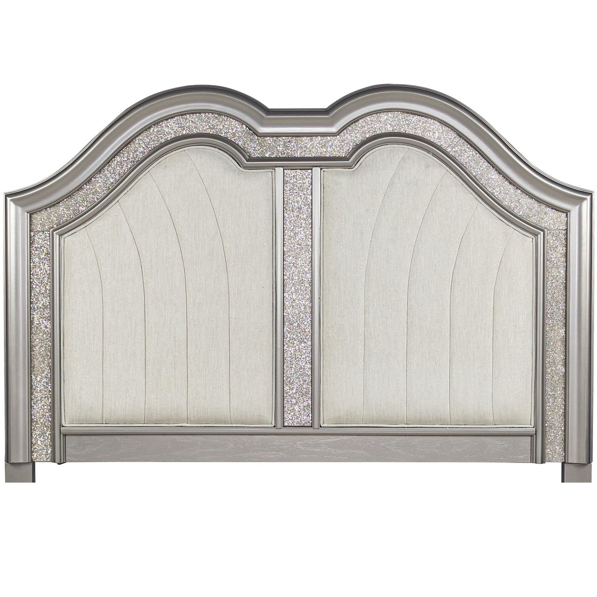 Elegant Bed With Built In Footboard Bench, USB