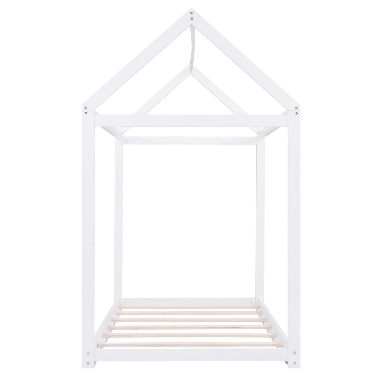 Wooden House Shaped Bed