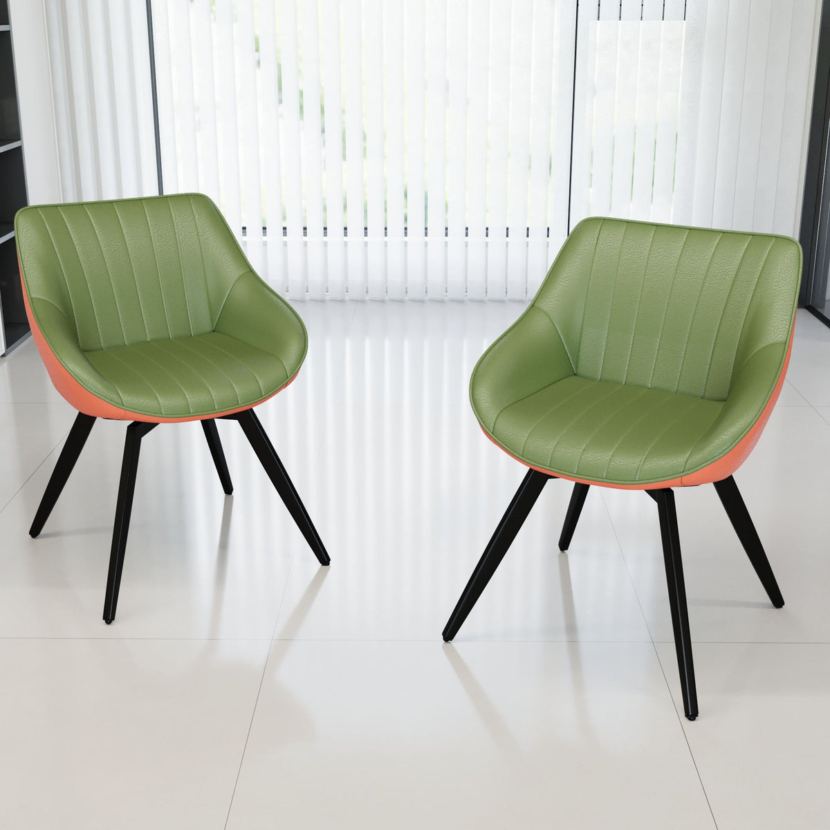 Modern Medieval Kitchen Dining Chair With 360 ° Rotation